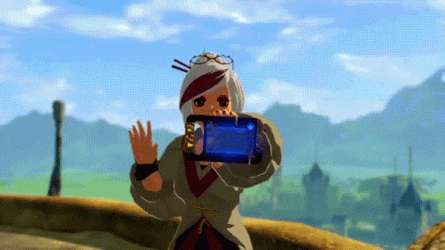 Legend Of Zelda Tears Of The Kingdom Phone Catch GIF