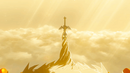 Legend Of Zelda Tears Of The Kingdom Protected Sword GIF