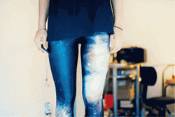 Leggings Different Designs Galaxy Skulls Cool  GIF