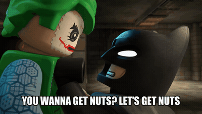 Lego Batman And Joker Get Nuts GIF