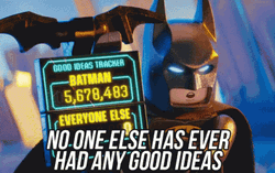 Lego Batman Everything Is Awesome No Good Ideas GIF
