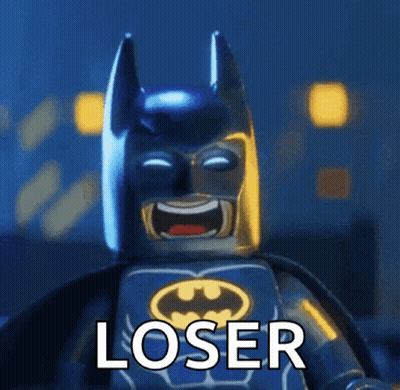 Lego Batman Loser GIF