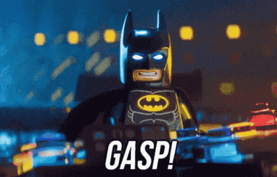 Lego Batman Saying Gasp GIF