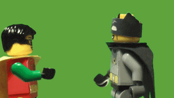 Lego Batman Shake Hands GIF