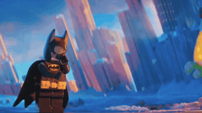Lego Batman Talking On Phone GIF