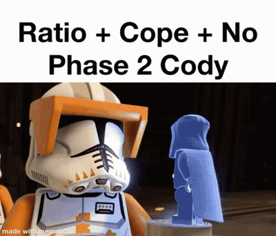 Lego Clone Trooper With Ratio Cope No Phase 2 Cody GIF