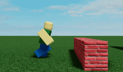 Lego Doing Parkour GIF