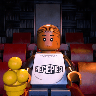 Lego Figure Wearing Shirt GIF