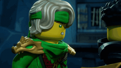 Lego Figure With Sword Close Up GIF