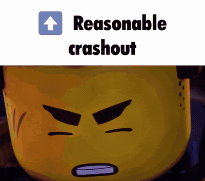 Lego Head Reasonable Crashout GIF