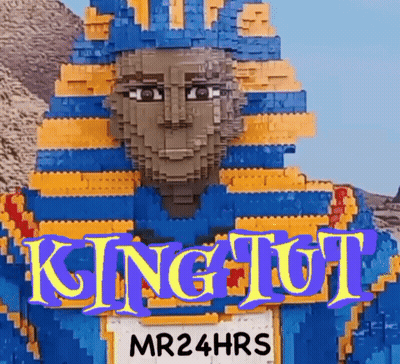 Lego King Tut Statue GIF