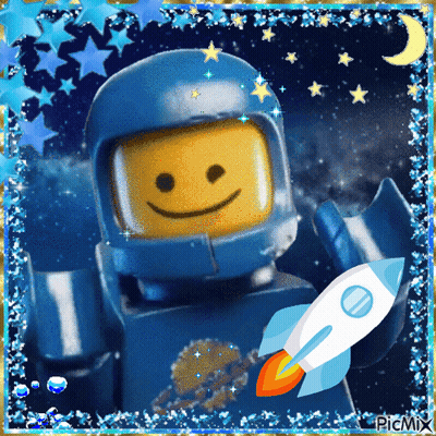Lego Knight With Helmet And Shield GIF
