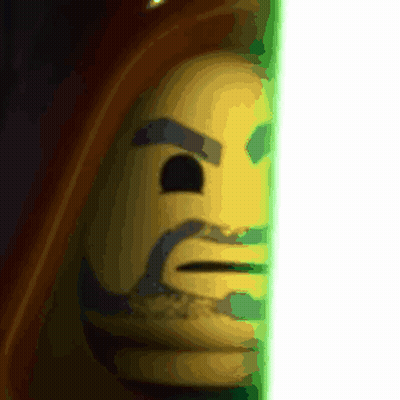 Lego Man Face Close Up GIF
