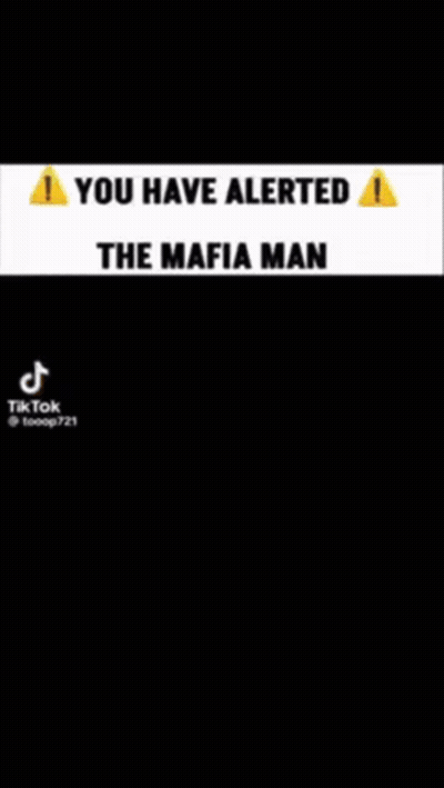 Lego Man In Black Hat Says You Have Alerted The Mafia Man GIF