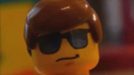 Lego Man In Shades GIF