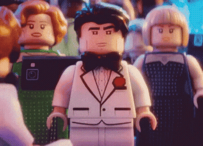 Lego Man In Tuxedo And Bow Tie GIF