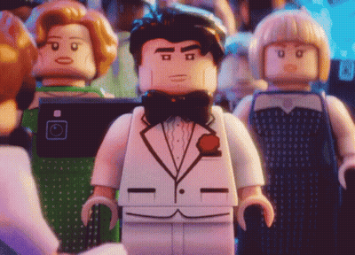 Lego Man In Tuxedo And Bow Tie GIF