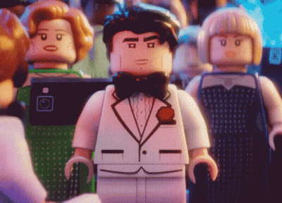 Lego Man In Tuxedo And Bow Tie GIF