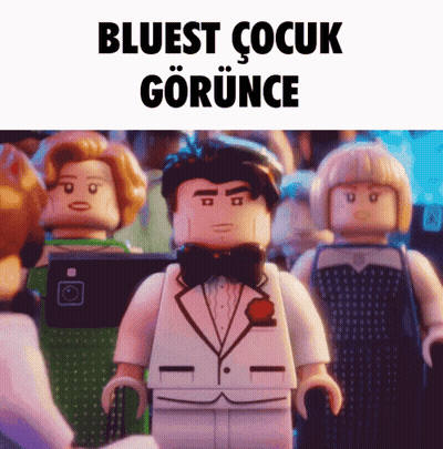 Lego Man In Tuxedo And Bow Tie With Bluest Cocuk Gorunce GIF