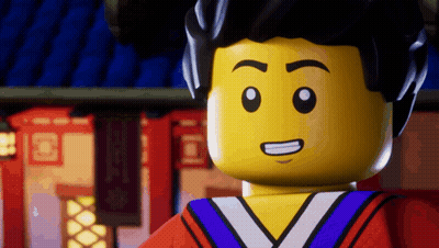 Lego Man Smiling GIF