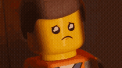 Lego Man With Sad Face GIF