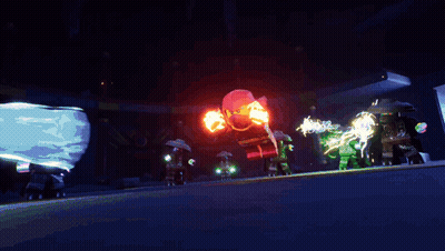 Lego Ninjago Character Holding Fireball GIF