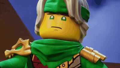 Lego Ninjago Character With Scarf GIF