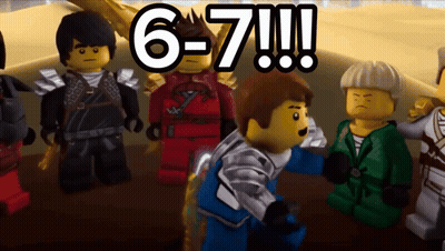 Lego Ninjago Characters Around Table GIF