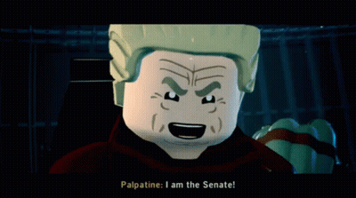 Lego Palpatine Saying I Am The Senate GIF