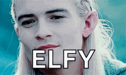 Legolas Little Smile ELFY  GIF