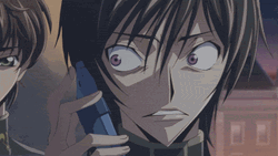 Lelouch Lamperouge Creeped Out  GIF