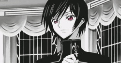 Lelouch Lamperouge Keep Quiet Hand Gesture GIF