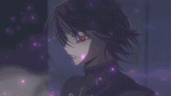Lelouch Lamperouge Purple Shadow  GIF
