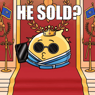 Lemon Wearing Sunglasses And Crown Saying He Sold GIF