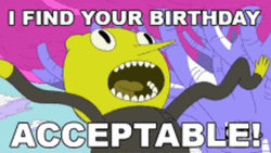 Lemongrab I Find Your Birthday Unacceptable GIF