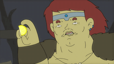 Lemons With Faces Saying Lemon Love GIF
