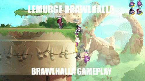 Lemurge Brawlhalla Game On Computer Screen GIF