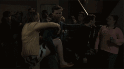 Lena Dunham Dry Hump GIF