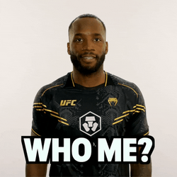 Leon Edwards Asking Who Me GIF