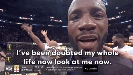 Leon Edwards Talking On Camera GIF