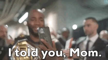 Leon Edwards Talking On Phone GIF