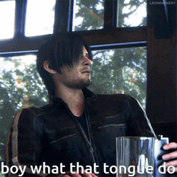 Leon Kennedy Boy What That Tongue Do GIF | GIFDB.com