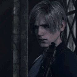 Leon Kennedy Standing At The Window GIF