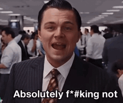 Leonardo DiCaprio Absolutely Not GIF