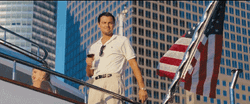 Leonardo DiCaprio During Independence Day GIF