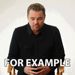 Leonardo DiCaprio For Example GIF