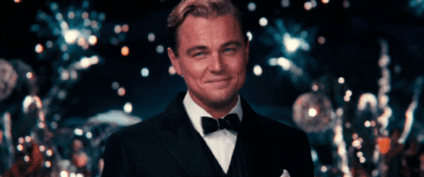 Leonardo DiCaprio Great Success Smile GIF