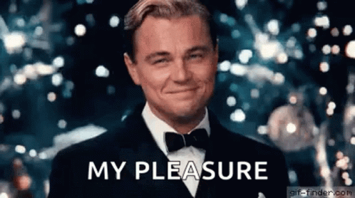 Leonardo Dicaprio Is Wearing A Tuxedo And Bow Tie And Smiling . GIF