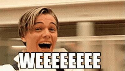 Leonardo DiCaprio Laughing With Weee GIF