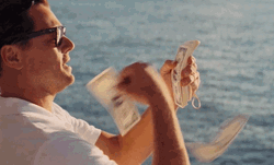 Leonardo Take My Money GIF